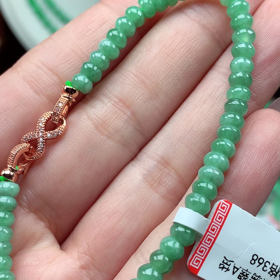 翡翠未镶嵌毛衣链