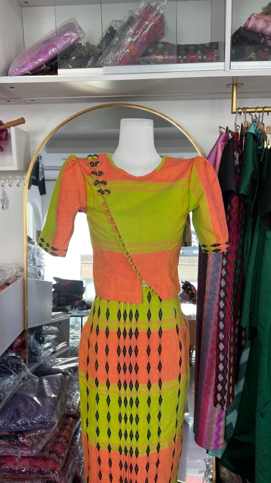 小杰景颇服装时尚两件套