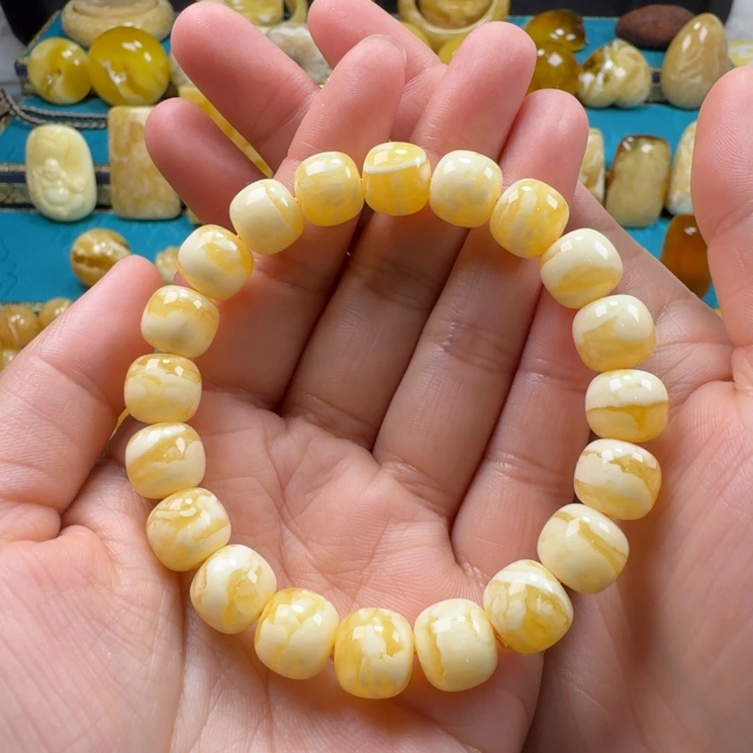 蜜蜡手链未镶嵌蜜蜡