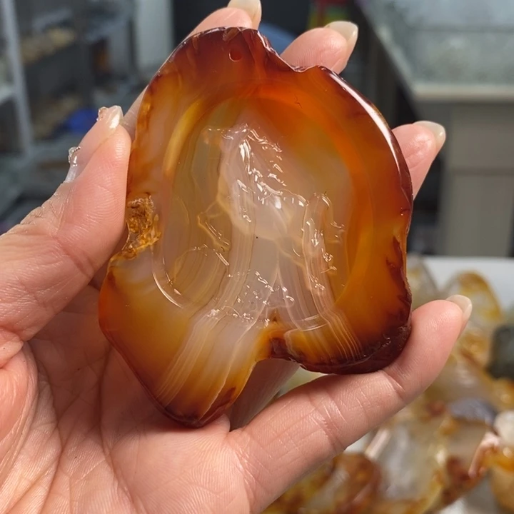 玛瑙/玉髓吊坠(不含链)未镶嵌