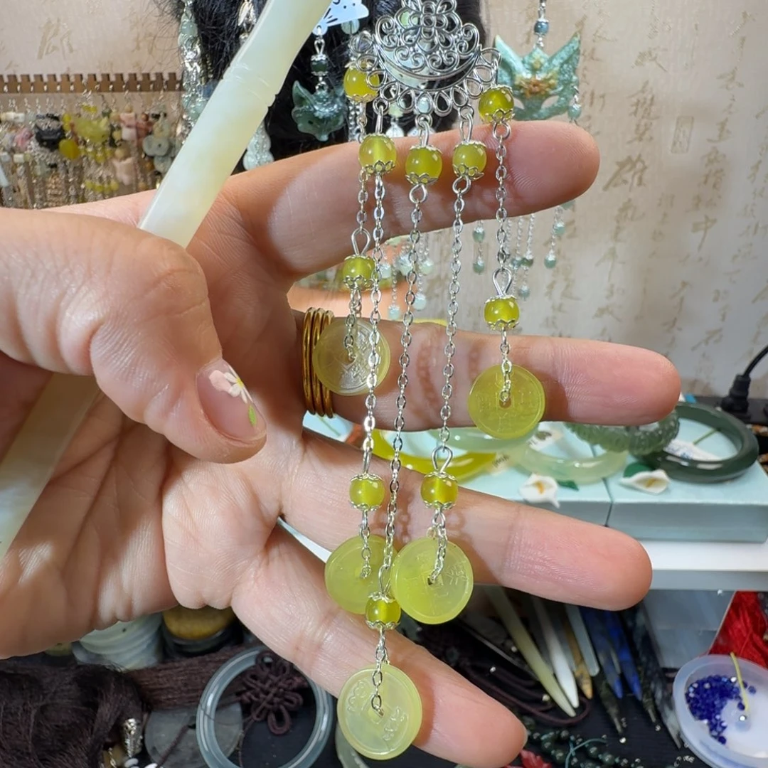 未镶嵌岫玉发簪福利款