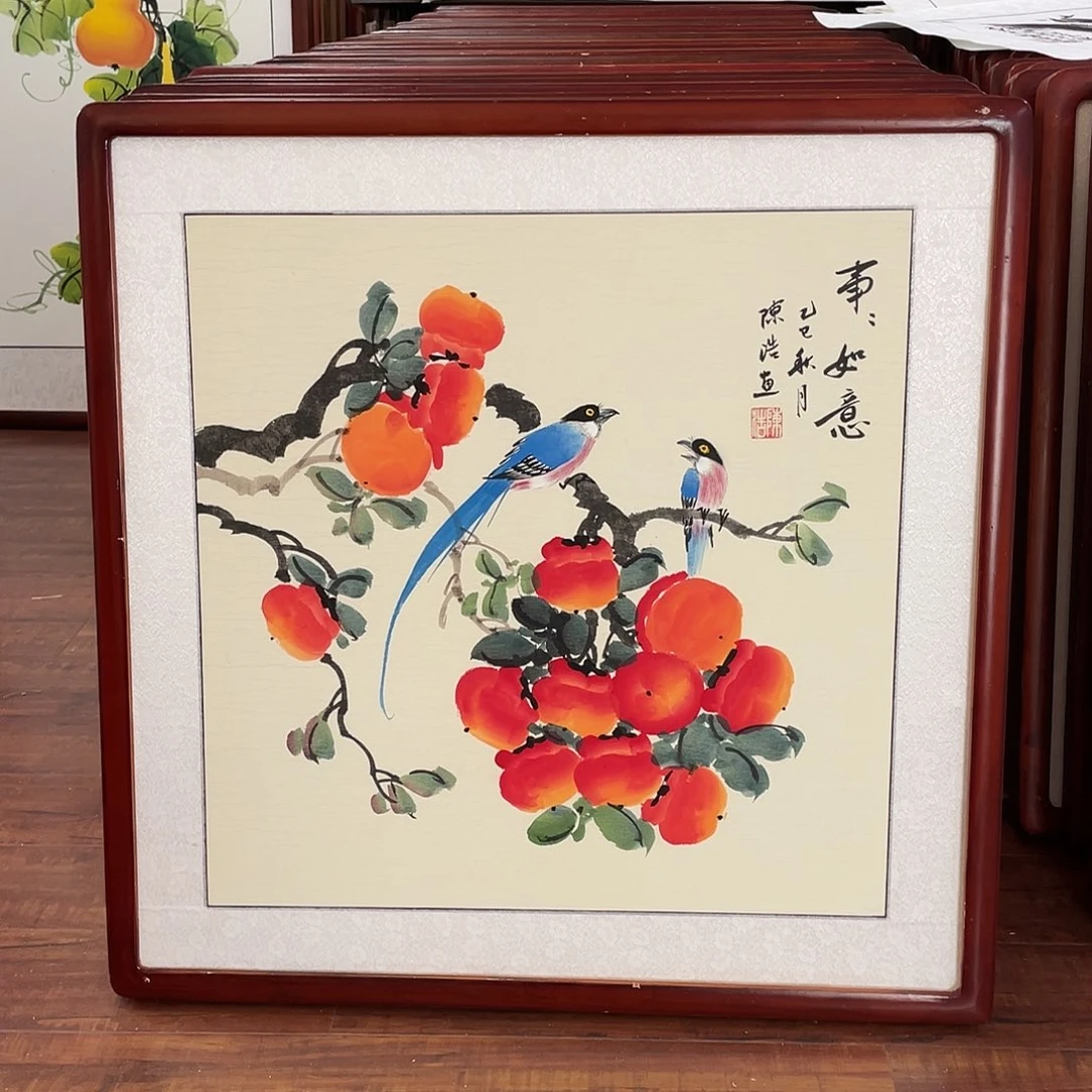 国画带框尺寸63*63厘米