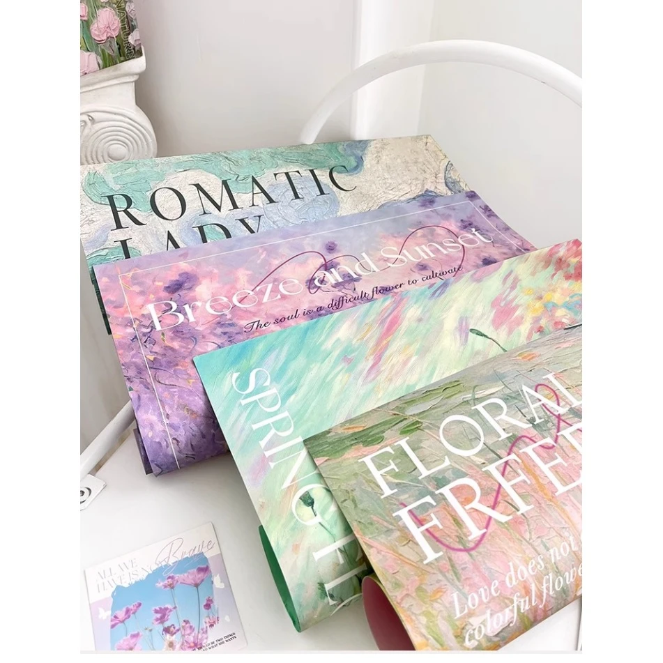 【喜儿】馥郁油画复古风鲜花包装纸花束装饰手工花艺材料花束