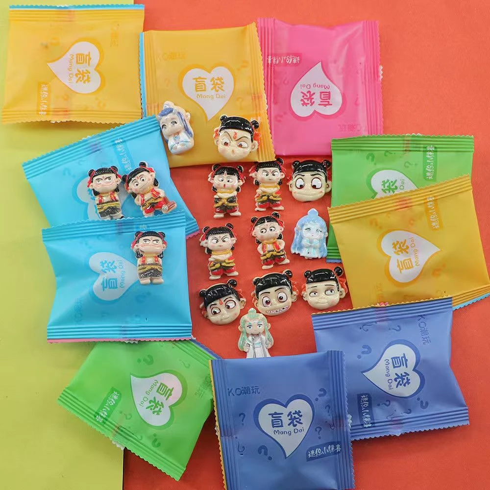 【到手30个】哪吒树脂公仔小卡盲袋送孩子惊喜礼物玩具卡通创意