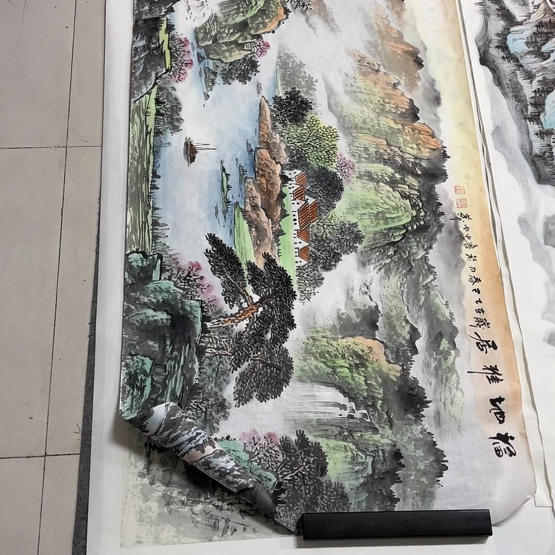 国画木*李四尺画芯捡漏