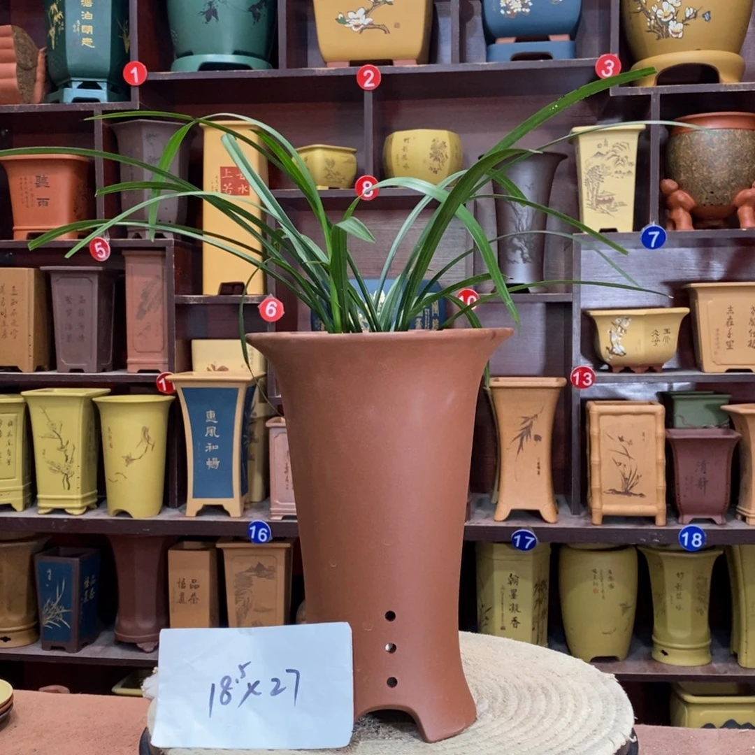 紫砂艺术紫砂花盆