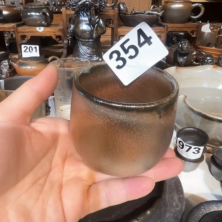 高温柴烧陶泥主人杯