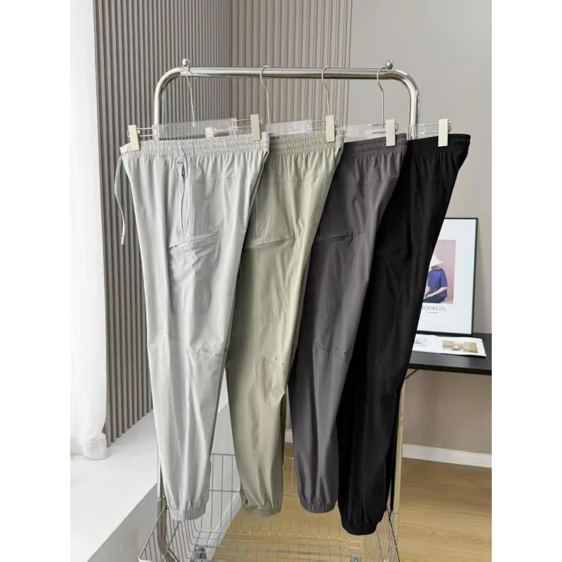 2025年lu家新款轻薄透气速干工装裤男女同款帅帅的休闲春夏弹力
