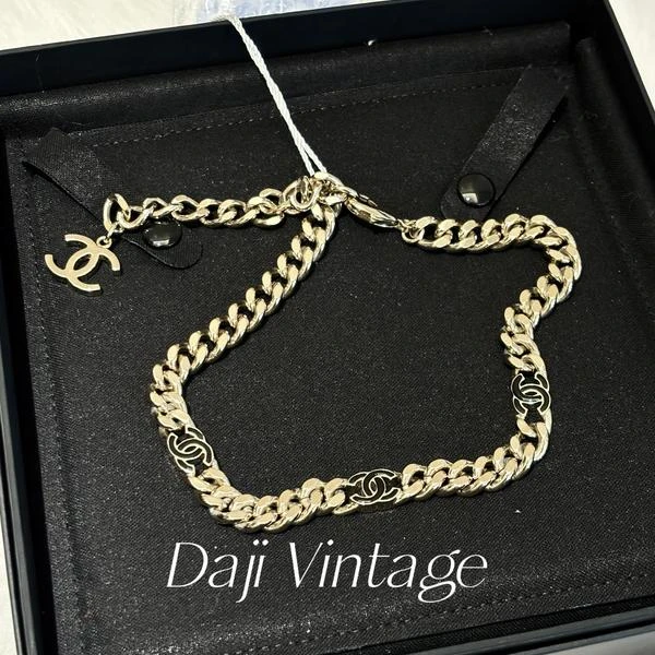 大吉中古/Chanel香奈儿三花珐琅项链