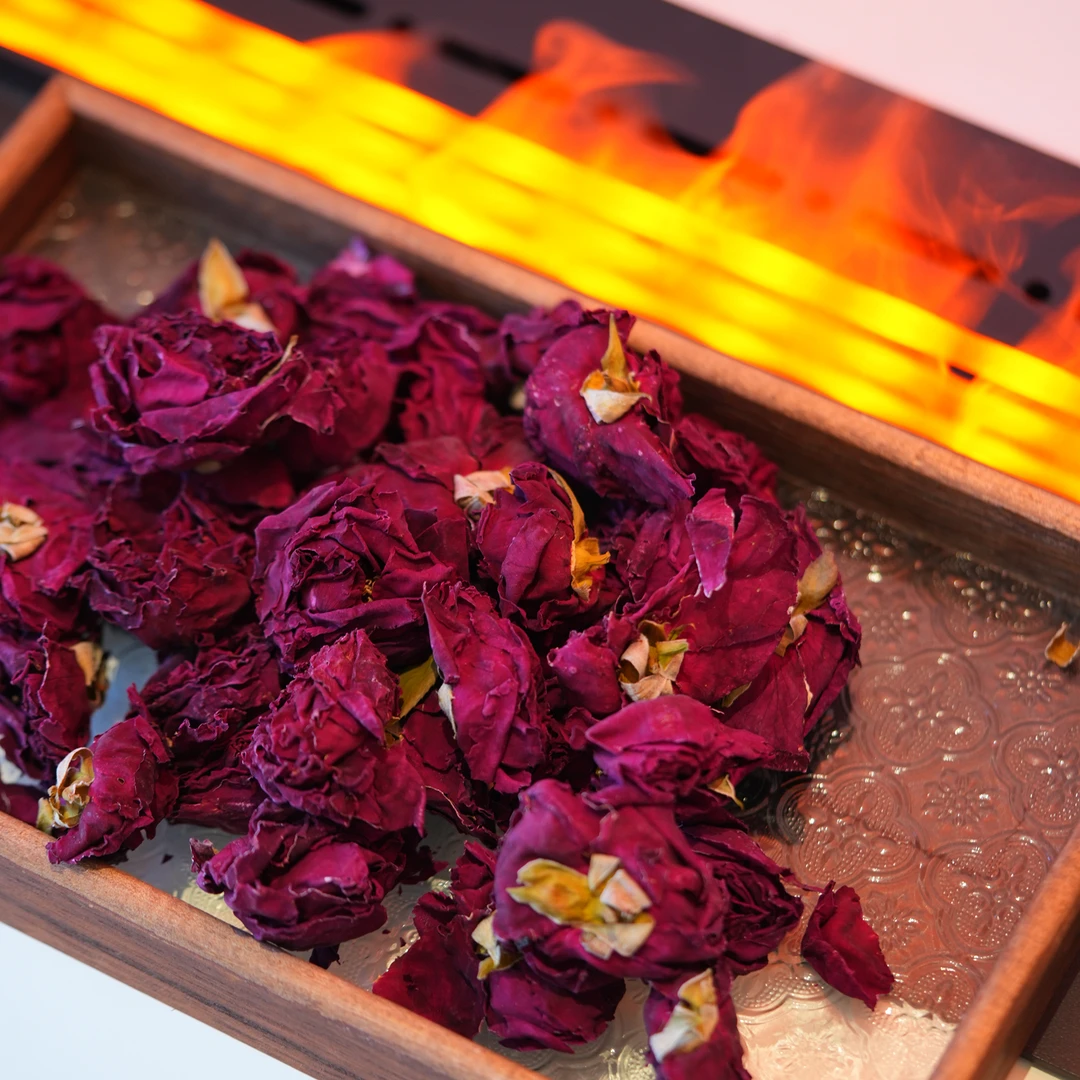 【云南特产】墨红玫瑰花茶冻干玫瑰花冠养生花茶