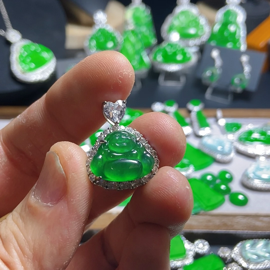 翡翠未镶嵌吊坠(不含链)594吊坠