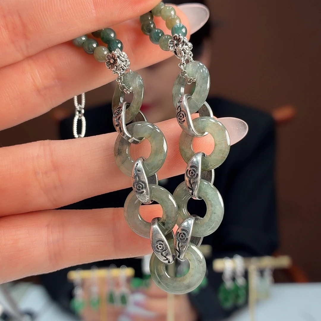 翡翠未镶嵌手链手链