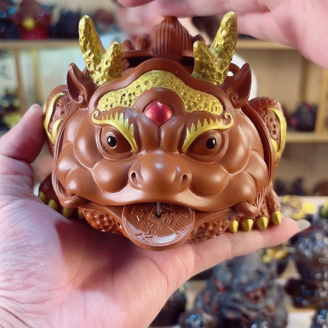 茶宠紫砂紫陶树脂茶宠摆件