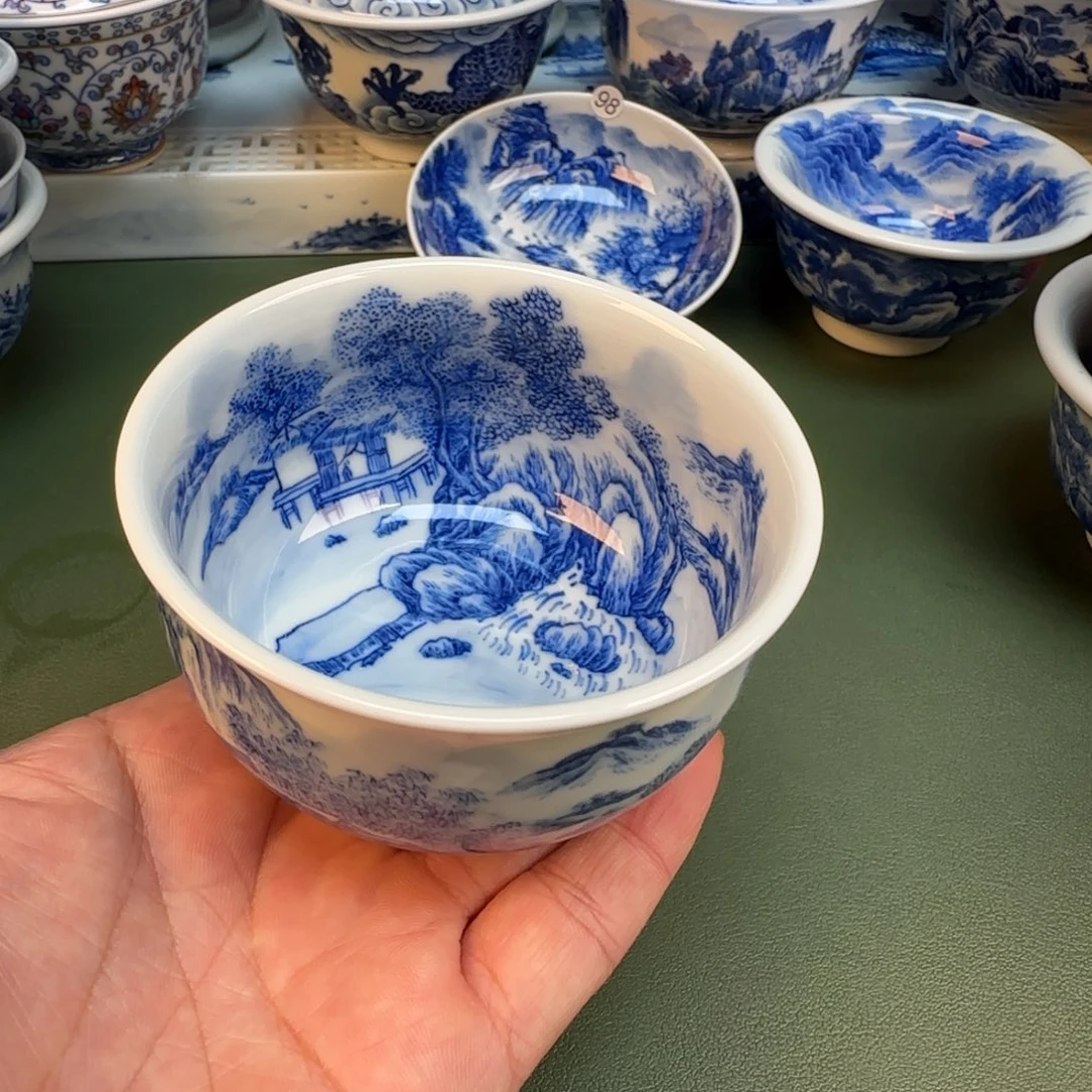 纯手工纯手绘茶具石头52