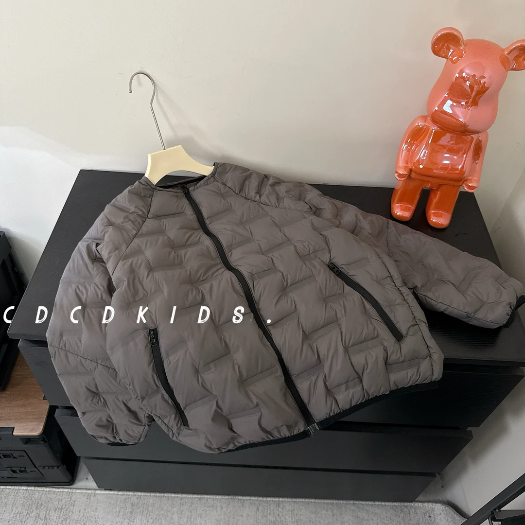 川度2602儿童冬季羽绒服简约轻薄男女男韩版百搭羽绒服冬装新款