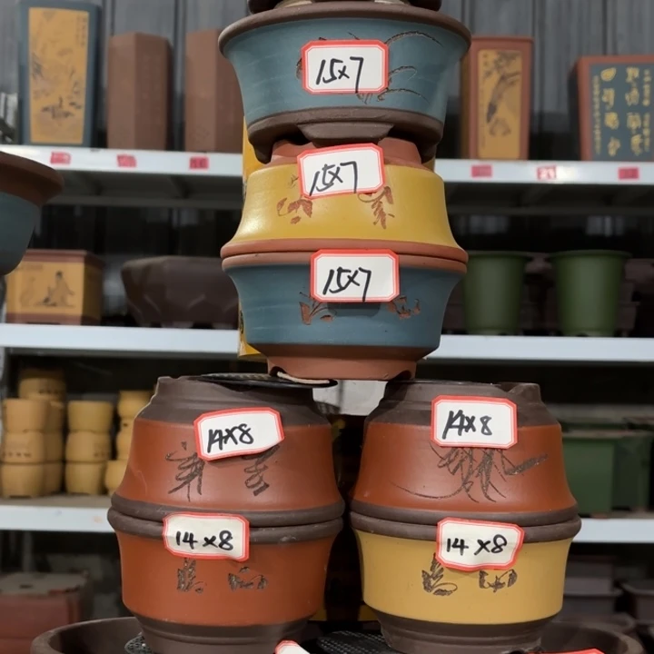 花盆紫砂100-11。