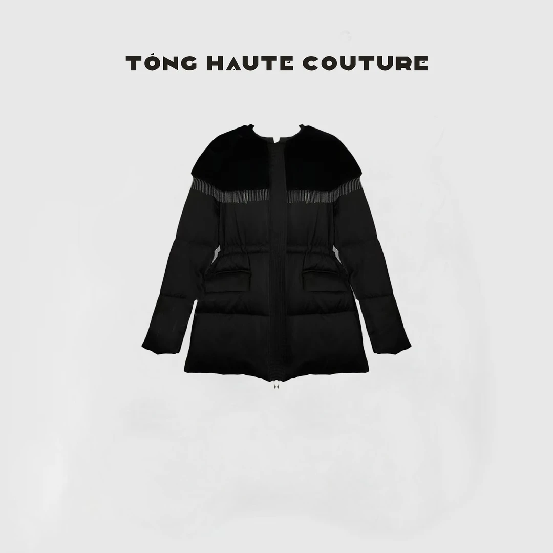 【奢享柔暖】羊皮毛一体皮草拼接鹅绒服 YW272