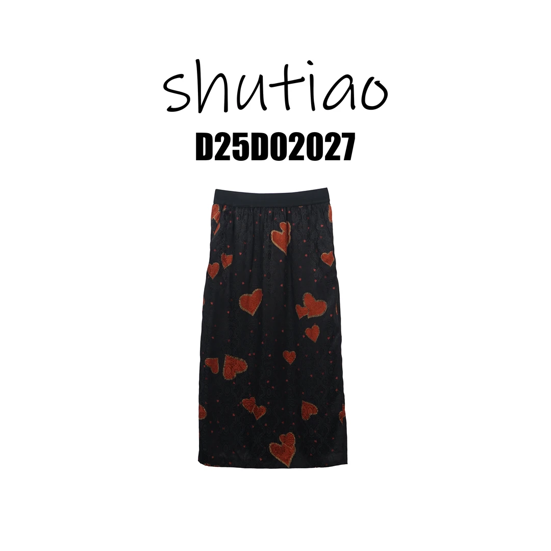 【SHUTIAO】2025夏季：新款小众设计款裙子D25D02027