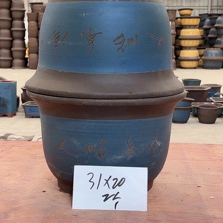 紫砂花盆手工制作53