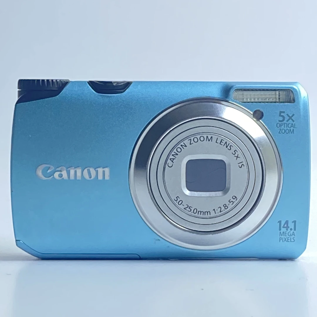 95新 Canon/佳能 a3200冷白皮爆款1410w像素5倍光学变焦ccd相机