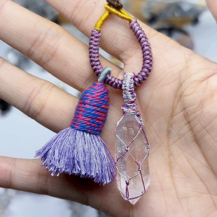 未镶嵌颈饰水晶闪灵钻包包挂件