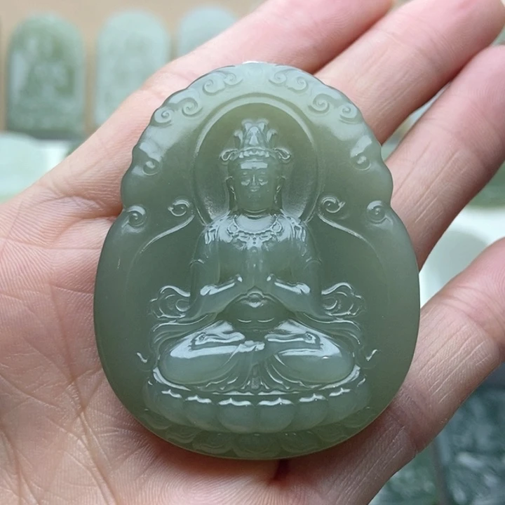 和田玉颈饰未镶嵌小*伊