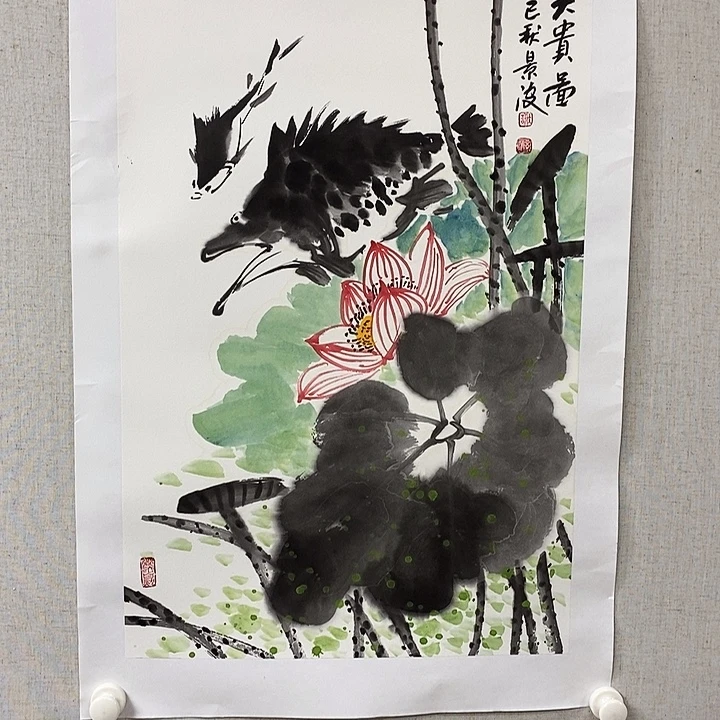 国画亲笔手绘原创