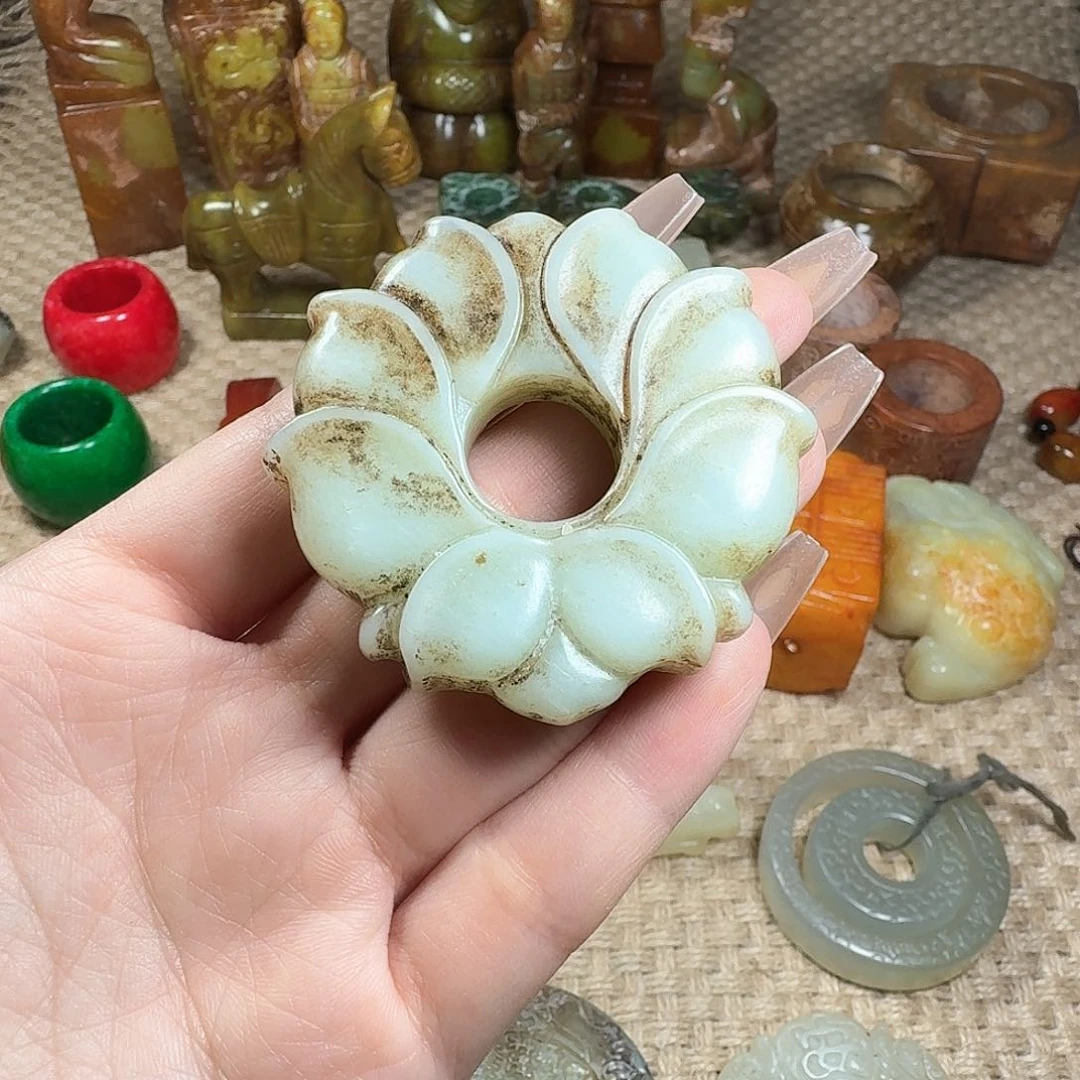 白玉菩提吊坠挂件