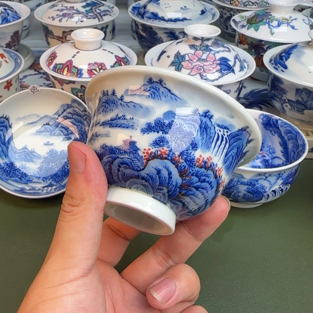 彦祖纯手工手绘茶具193