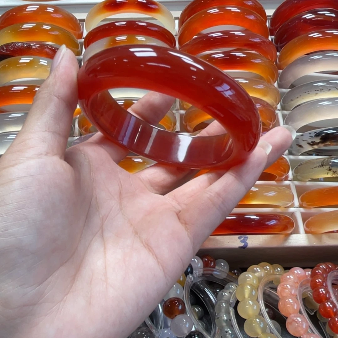 d****玛瑙/玉髓未镶嵌手镯