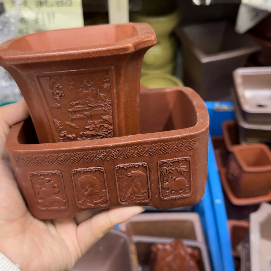 紫砂花盆宜兴紫砂瑕疵福利