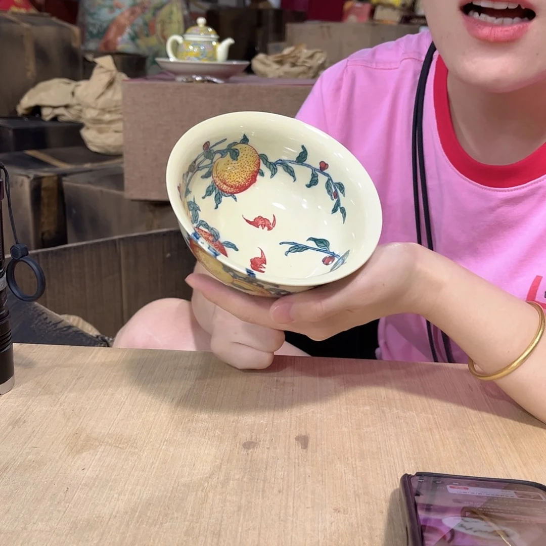 摆件/////景德镇陶瓷瓷器。黄。