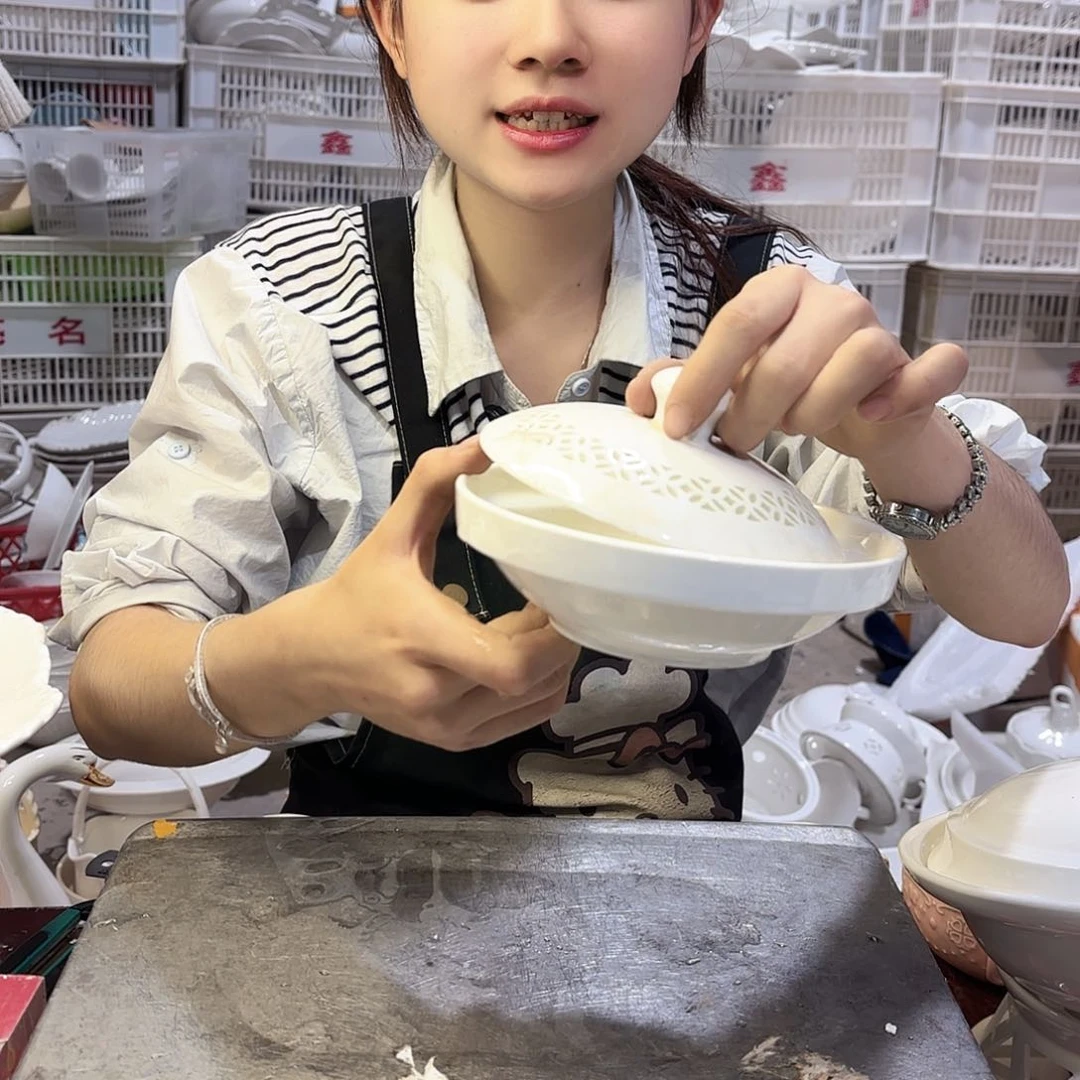 盘微瑕产品………花福四碗四盖