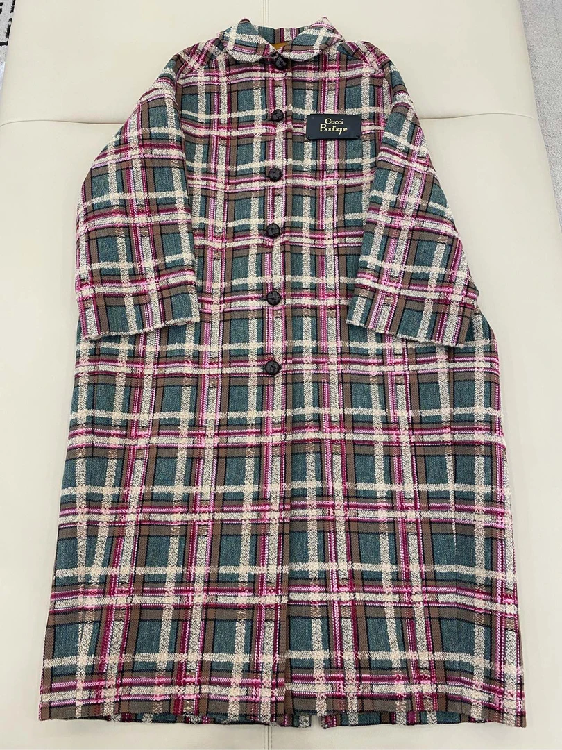 全新未使用 GUCCI/古驰 GUCCI 复古大衣外套 秋冬Boutique 系列