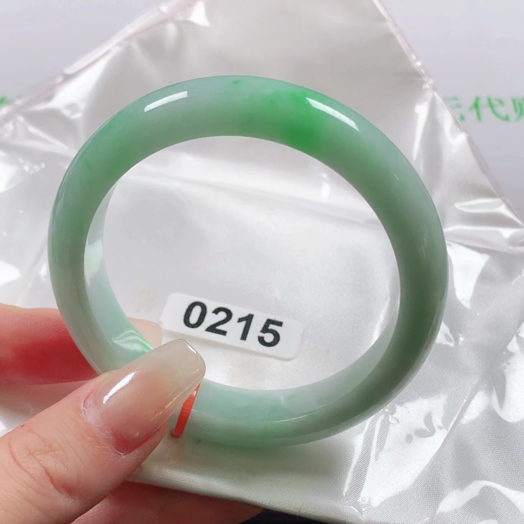 未镶嵌手镯翡翠天然翡翠手镯0215