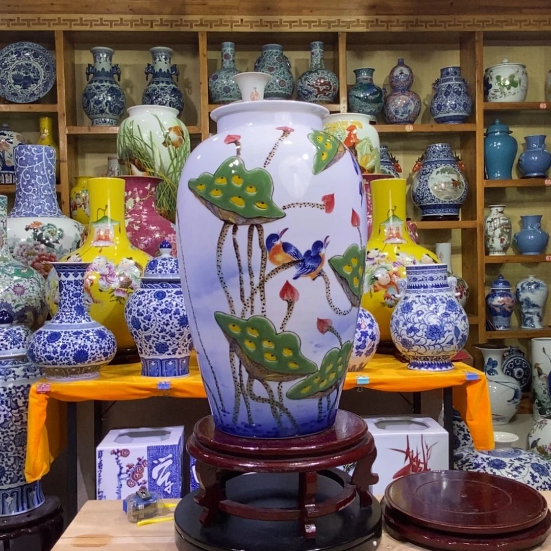 瓶景德镇陶瓷花瓶摆件