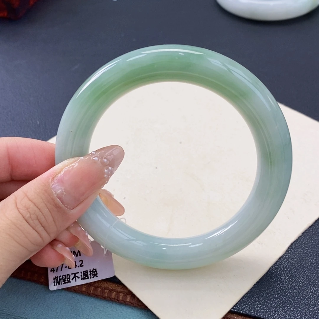 未镶嵌手镯翡翠58圆条