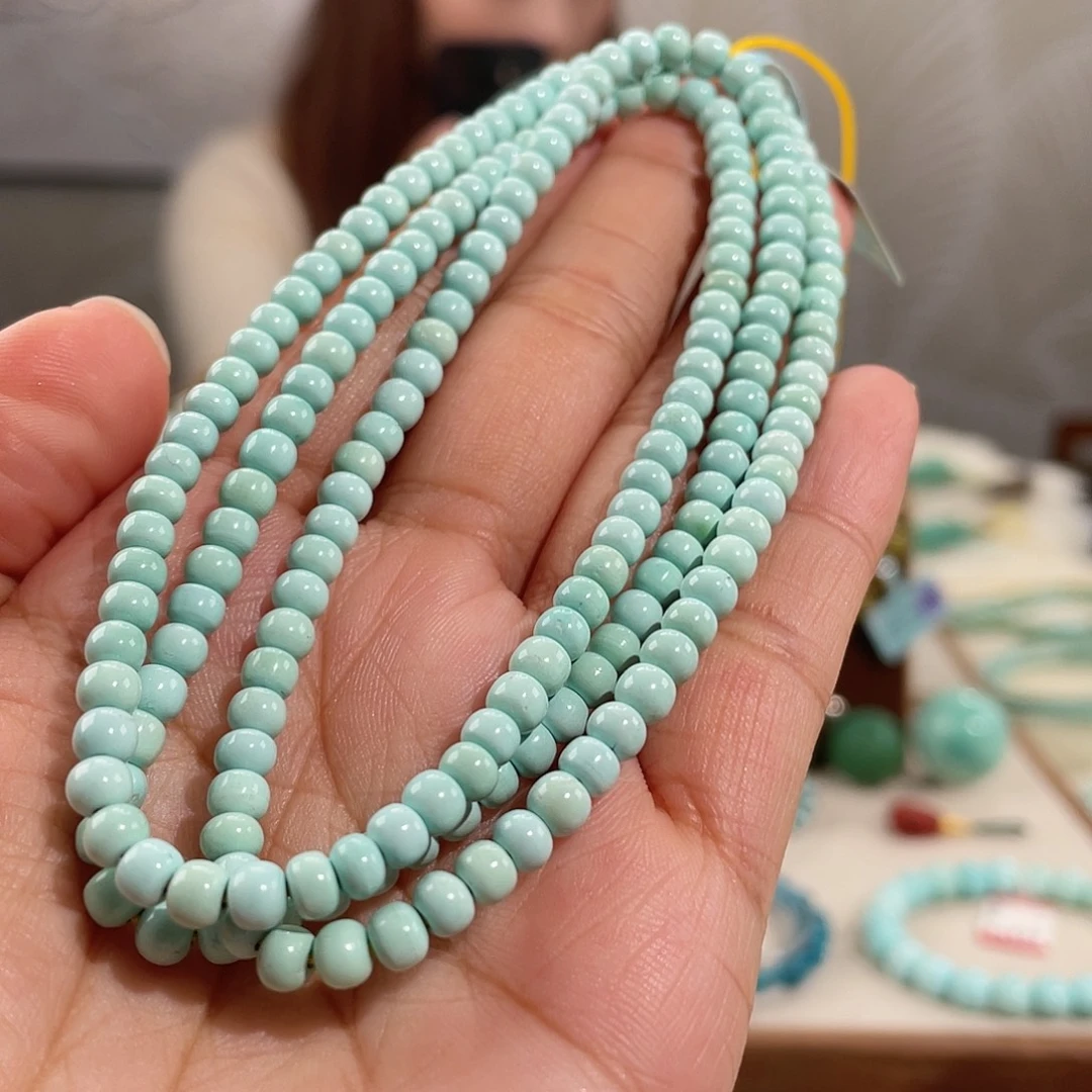 绿松石未镶嵌精品果冻卡4.6