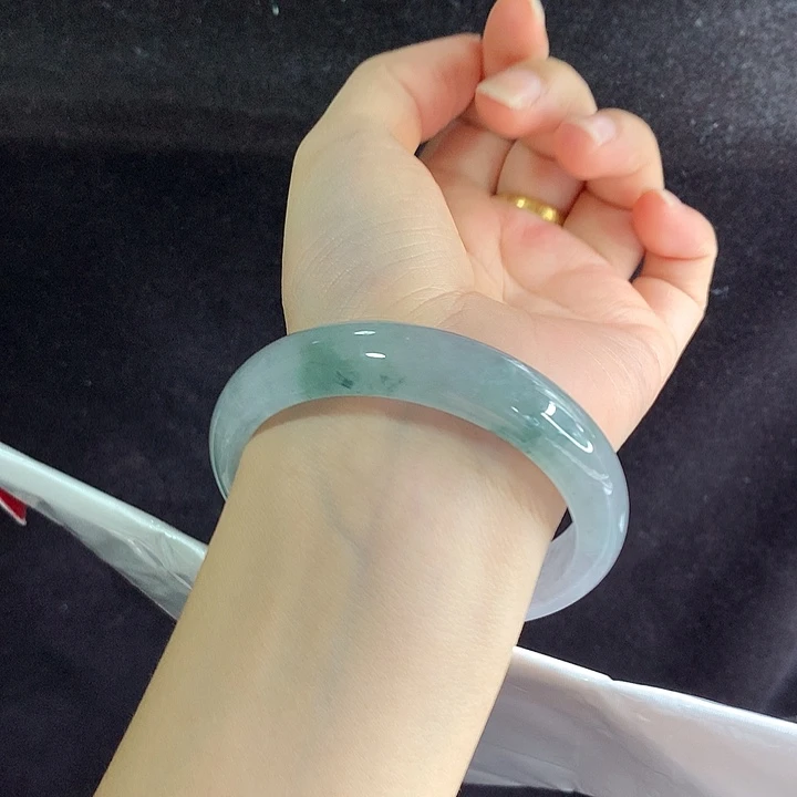 翡翠未镶嵌手镯58圈2912