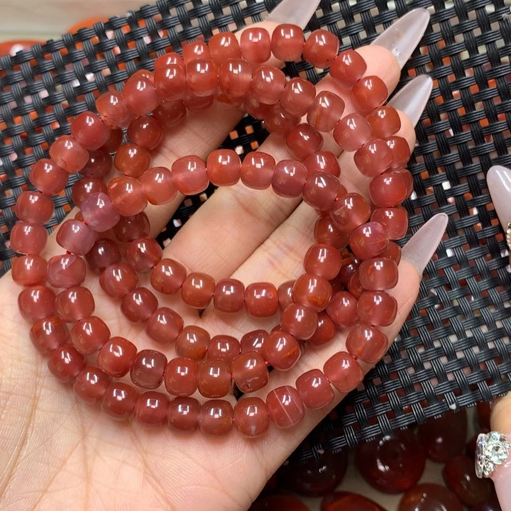 南红玛瑙手串未镶嵌7mm
