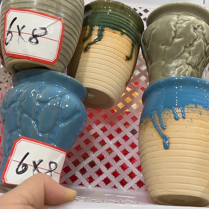 瓷片花盆多肉陶瓷艺术品