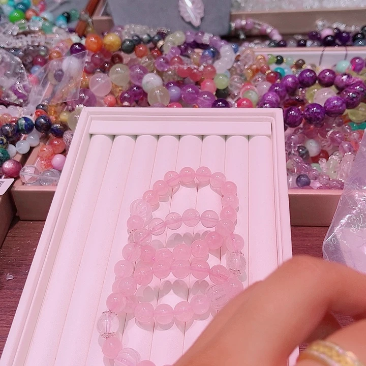 水晶手链未镶嵌222粉