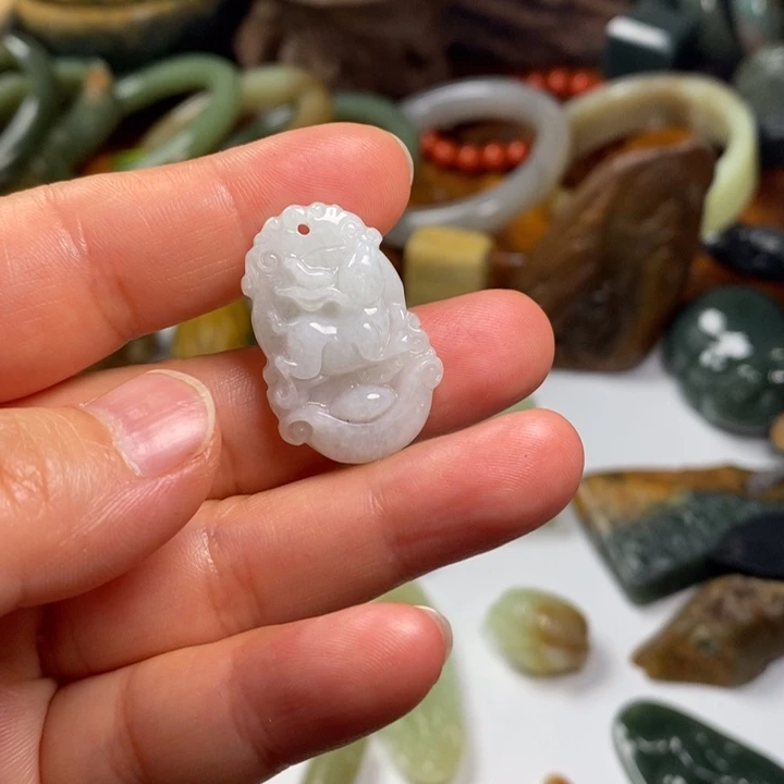 岫岩河磨玉（透闪石质玉）未镶嵌手链