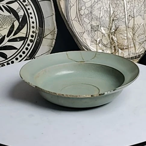 瓷片老**瓷严和店汝窑标本诜