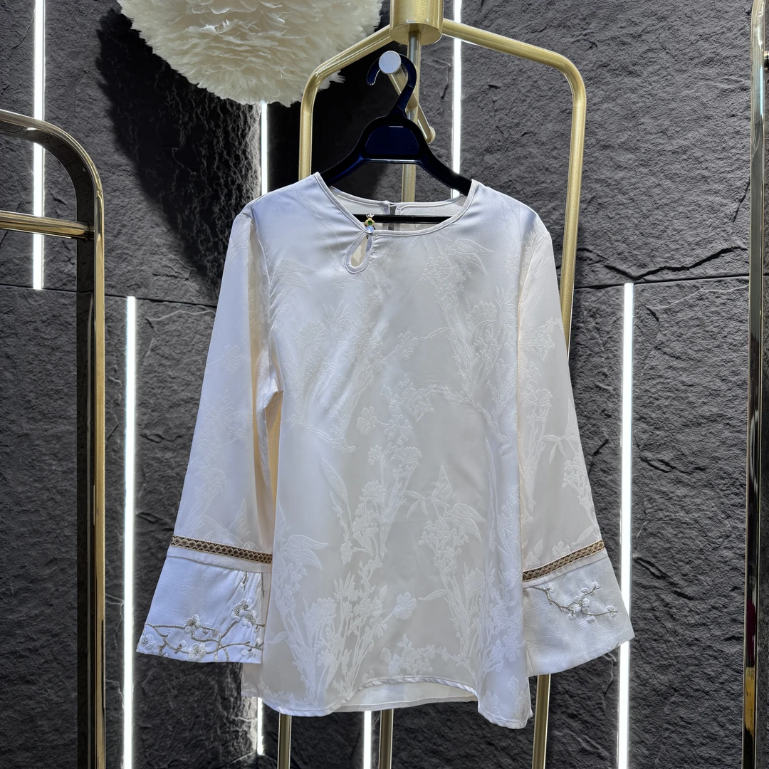 （381）新中式轻奢国风百搭打衬衫