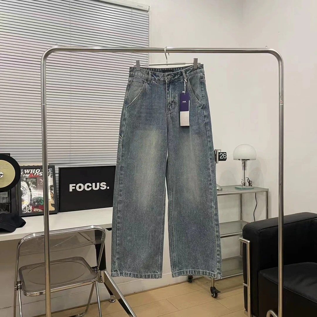 太顶了！未发售的新款！直接抢吧！帅的一批！弯刀竹节牛仔裤男女同款