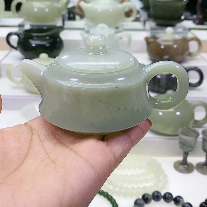 未镶嵌和田玉挂件茶壶