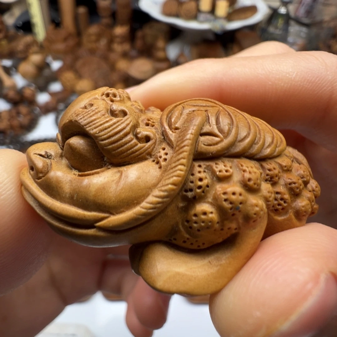 檀香木瑕疵金蝉老山檀