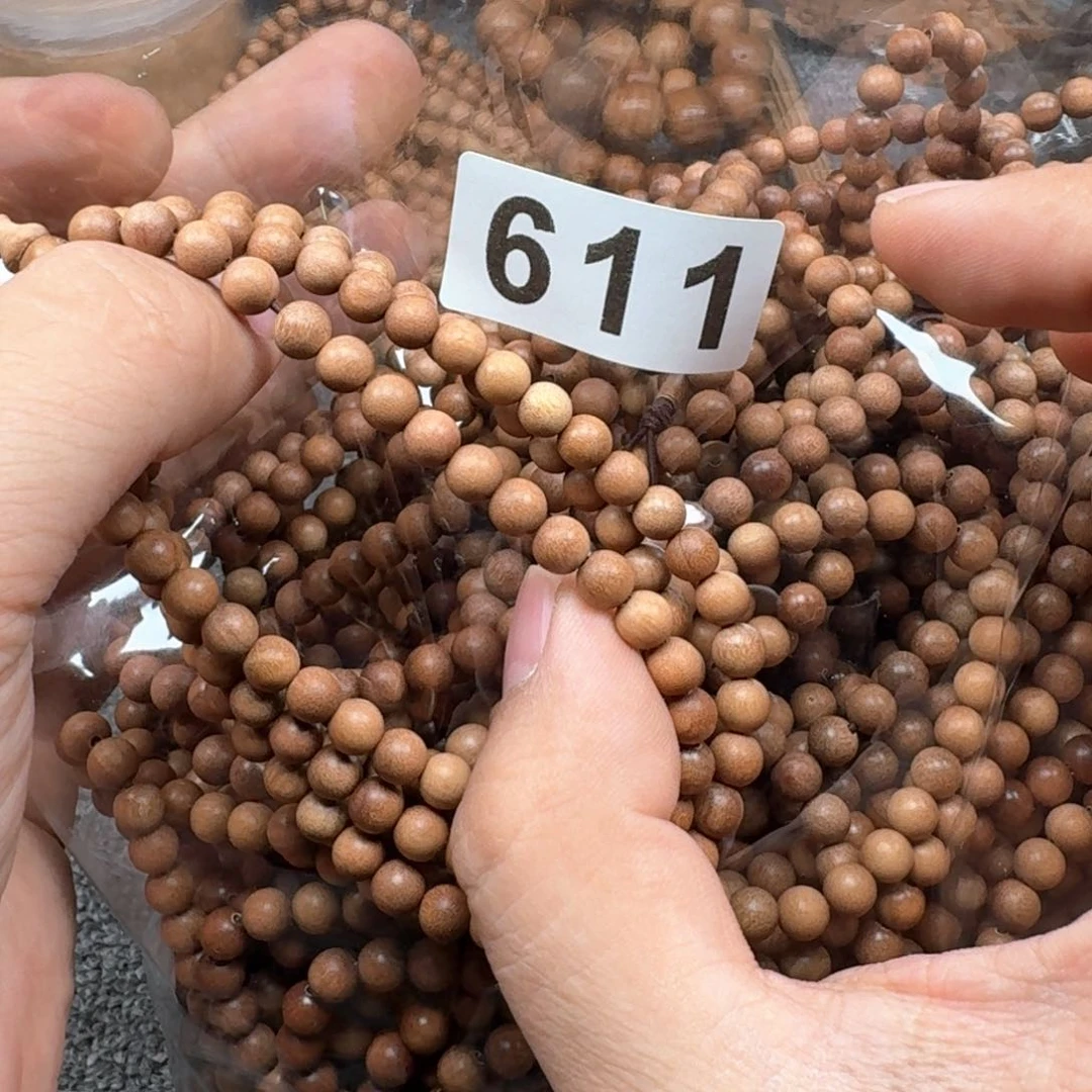 檀香木手串/手链印度老山檀香乱纹树头料0.6