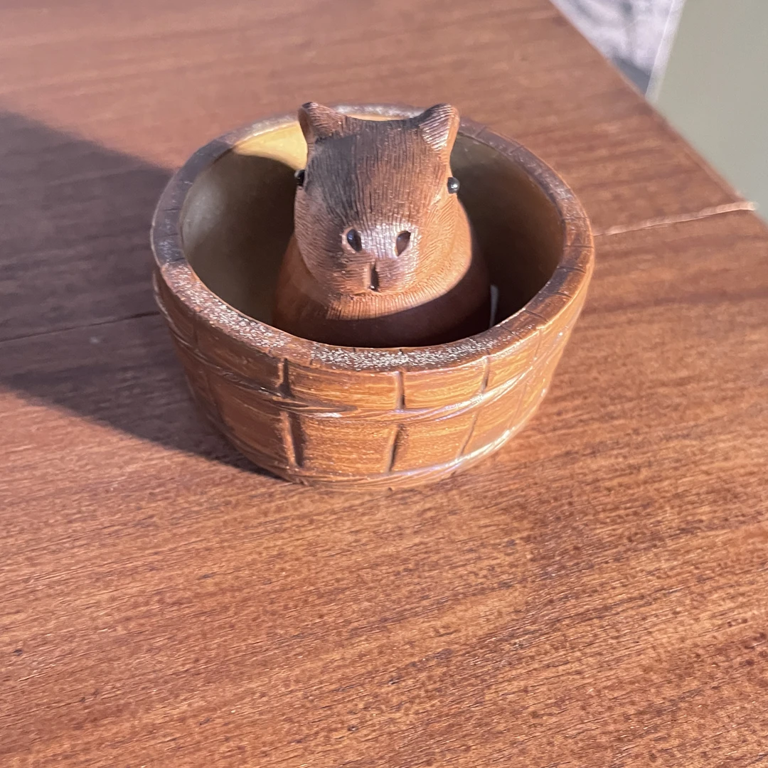 【陶珊居】卡皮巴拉（小趴）茶宠（Q7973）